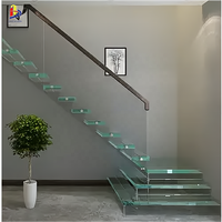 Neues Design Anti-Rutsch-Bodenbelag Glas Anti-Rutsch-Treppenstufe