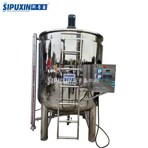 Sipuxin Planetary Mixer Motor Agitator Liquid Mixing Tank With Agitator Detergent Making Machine