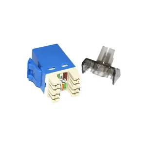 Vrouwelijke Connector 180 Graden Utp Modulaire Plug Rj45 Cat 6 Keystone Jack