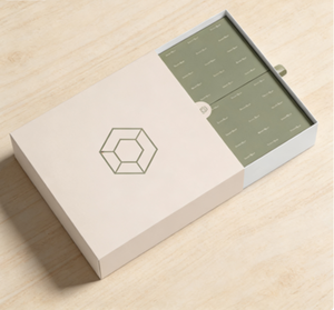 Elegante Scatola Regalo Personalizzata in Cartone Biodegradabile con Cassetto Scorrevole per Gioielli, Collane, Anelli e Bracciali, Finitura Opaca - Product Image 2