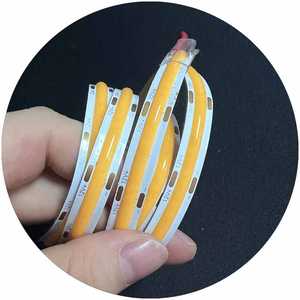 Cob Led Flex Strip Licht Hoge Dichtheid Flexibele Warme Natuur Koele Witte Dc 12V Dc 24V Cob 480led/<span class=keywords><strong>M</strong></span>, 8Mm Breedte Pcb, 5M/Roll - Product Image 5