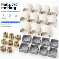 Service de fabrication sur mesure de pièces en plastique par usinage CNC, fraisage CNC de précision, pièces transparentes en ABS, UHMW, acrylique, POM, HDPE, fabricant OEM