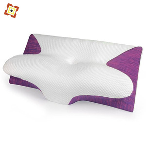 Almohada Ergonómica de Espuma Viscoelástica con Contorno de Cuerno de Buey, Almohada Ortopédica de Soporte Cervical para Dormir de Lado, Boca Arriba y Boca Abajo - Product Image 6