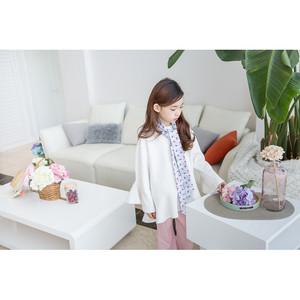 Vêtements pour enfants coréens, t-shirt polo en coton à motif floral pour enfants - Product Image 2