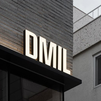 Enseigne lumineuse pour magasin, logo 3D, enseigne personnalisée en lettres lumineuses LED, enseigne en métal rétroéclairée, publicité extérieure, enseigne LED pour entreprise