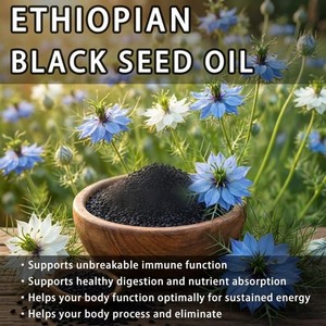Gélules <span class=keywords><strong>d</strong></span>'<span class=keywords><strong>huile</strong></span> de nigelle éthiopienne à marque privée OEM - 60 unités - Complément alimentaire - Complément alimentaire très vendu - Product Image 3