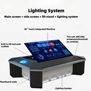 Bàn cát điện tử tương tác 43-110 inch có thể tùy chỉnh với nền tảng lệnh nâng giám sát áp phích kỹ thuật số trong nhà - Product Image 4