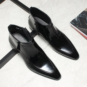 Chaussures Oxford pour hommes britanniques en cuir véritable imperméable, à bout fermé, faites à la main, pour mariage, formelles, décontractées, antidérapantes, avec boucles et sangles - Product Image 4