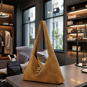 Sac à main de luxe pour femmes, en cuir véritable, souple, durable, grand format, polyvalent, simple, de haute qualité, vintage et chic - Product Image 1