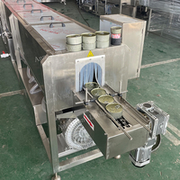 Machine à laver les bouteilles automatique commerciale Tasses en conserve Laveuse et sécheuse après remplissage