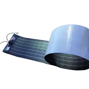 Lightweight ETFE Adhesive Thin Film Paneles Solares Flexibles Solar Panel Strips For Camping