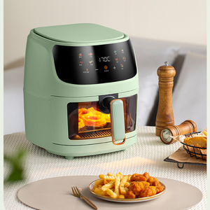 Horno eléctrico multifuncional <span class=keywords><strong>de</strong></span> 6L/7L, contenedor <span class=keywords><strong>de</strong></span> <span class=keywords><strong>aceite</strong></span> desmontable e indicador <span class=keywords><strong>de</strong></span> luz, pantalla LCD doméstica, <span class=keywords><strong>freidora</strong></span> <span class=keywords><strong>de</strong></span> aire a un <span class=keywords><strong>precio</strong></span> - Product Image 3