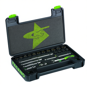 Fasano Socket Wrench <b>Set</b> 1/4 Inch Drive 23 <b>Pc</b> Automotive Repair Tools - Product Image 2