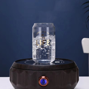 Vasos de Vidrio de Borosilicato con Descuento, <span class=keywords><strong>Precio</strong></span> Directo de Fábrica, para Bebidas, <span class=keywords><strong>Agua</strong></span>, Cola, Cerveza, con Tapa de Bambú y Pajita - Product Image 2