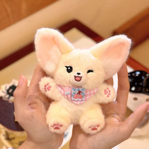ตุ๊กตาเฟนเนคฟ็อกซ์นุ่มนิ่มน่ารักคุณภาพสูงสำหรับพวงกุญแจห้อยกระเป๋า  ขายส่ง - Product Image 1
