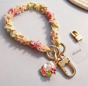 Cordon court pour poignets pour étuis de téléphone portable, bijou pendentif raffiné et sophistiqué, tendance et de niche, pour femmes - Product Image 2