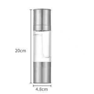 Wholesale Adjustable Premium Salt and Pepper Double Head Mill Crusher Manual Shakers with Ceramic Blades - Product Image 6