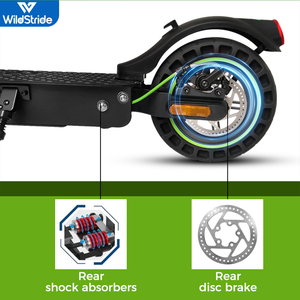 Patinete Eléctrico de Alto Rendimiento para Adultos, Motor sin Escobillas, Resistente, para Exteriores, E9MAX - Product Image 3