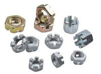 Écrous fendus, écrous hexagonaux fendus, zinc noir/zinc nickelé/galvanisé/Dacro ISO4032/ASME/ANSI B 18.2.2/GB6170/BS4190 OEM/ODM