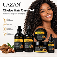Ensemble Shampooing et Après-Shampooing Chebe en Gros pour Cheveux Bouclés Naturels – Hydratant, Réparateur, Anti-Frisottis, Produits de Soin Capillaire à l'Huile d'Argan