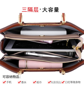 Nuevo Bolso Tote de Moda, Bolso Bandolera de Cuero PU, Bolsos de Hombro de Cuero PU para Mujer, Bolso Beige - Product Image 2