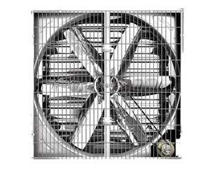 Ventilador de Extracción Industrial con Rodamientos de Bolas de 1270 mm (48 Pulgadas), AC 380V, para Invernaderos, Granjas Avícolas, Uso Pesado en Aves de Corral, Directo de Fábrica - Product Image 1