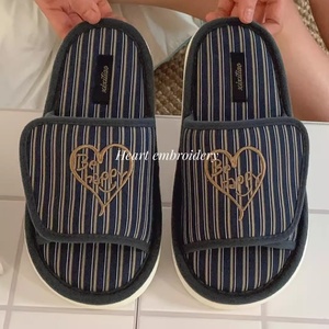 XIXITIAO Pantofole Minimaliste Ricamate Stile Scandinavo Antiscivolo Comode per Interni Scarpe Bohémien <span class=keywords><strong>con</strong></span> Suola Morbida Traspiranti - Product Image 4