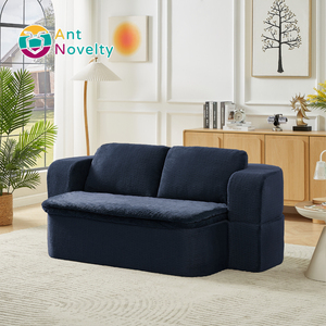 Hiện Đại Chuyển Đổi Mở rộng Hai Chỗ Ngồi Ngủ Giường <span class=keywords><strong>Sofa</strong></span> Với Gấp Futon Bọt Cho Phòng Khách Phòng Ngủ Căn Hộ - Product Image 1