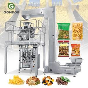 Cooked Rice Pistachio <b>Biscuit</b> Meter Mesin Automatic Plc Vertical Granule Filling Pillow Bag Packaging <b>Machine</b> in China - Product Image 1