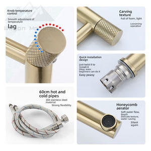 Wayon nouveau produit <span class=keywords><strong>lavabo</strong></span> en acier inoxydable <span class=keywords><strong>avec</strong></span> <span class=keywords><strong>robinets</strong></span> d'eau chaude et froide robinet de <span class=keywords><strong>lavabo</strong></span> de comptoir de salle de bain monotrou - Product Image 3