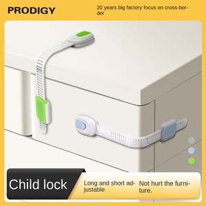 Prodigy <span class=keywords><strong>Chiusura</strong></span> <span class=keywords><strong>di</strong></span> <span class=keywords><strong>Sicurezza</strong></span> Regolabile a Prova <span class=keywords><strong>di</strong></span> Bambino, Multifunzionale in Plastica per Armadietti, Porte e Frigoriferi, Semplice da Usare - Product Image 5