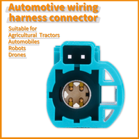 Conector HSD 4+2 recto hembra para transmisión de datos de alta velocidad, adecuado para el campo automotriz, personalizable.