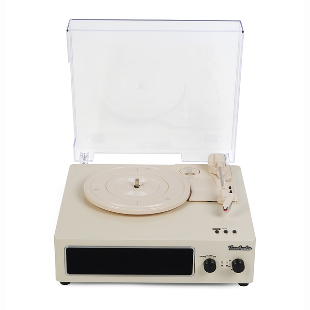 Hot Sale Speaker Nostalgic 3-Speed Turntable DJ Built-In Stereo Vinyl Record Player Wireless Speaker Gramophone Turntable Player