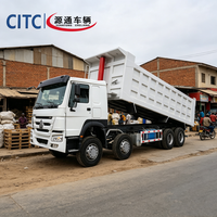 Экономичный самосвал Sinotruk Howo 8x4 с низким расходом топлива для строительства дорог в Африке