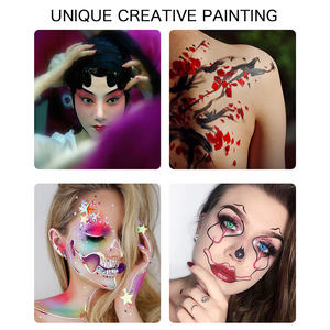 Portable Professional 6-Color Bruise Wheel <strong>Special</strong> <strong>Effects</strong> <strong>Makeup</strong> for Face Body Painting Oil Hunting Camo Face Paint Supplies - Product Image 4