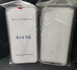 เคสโทรศัพท์ใส360องศาเคสโทรศัพท์ TPU นิ่มแบบแข็งสำหรับ Samsung S23อัลตร้าพลัส A14 5G <span class=keywords><strong>A23</strong></span> <span class=keywords><strong>M23</strong></span> M52 A32 A72 A52 - Product Image 6