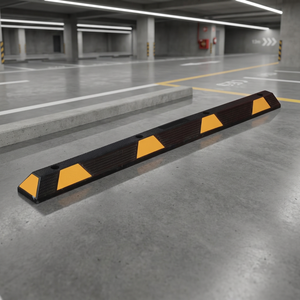 <b>Rubber</b> Wheel Stopper 1830x150x100mm Heavy-Duty Parking Curb for Garage and Lot Safety – Wesure B2B Wholesale - Product Image 2