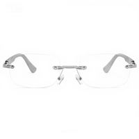 Nouveauté sur le marché : Lunettes anti-lumière bleue pour ordinateur, sans monture, photochromiques, montures optiques pour lunettes.