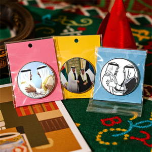 Pin de Recuerdo de la Alianza Emiratí de los Emiratos Árabes Unidos y Kuwait, Insignia Metálica con Retrato de Líderes del Medio Oriente, Broche Conmemorativo de Eventos Nacionales, Personalizado - Product Image 6