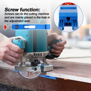 Rail de guidage circulaire réglable Emagi ABS pour la découpe et le positionnement de panneaux en bois - Product Image 4