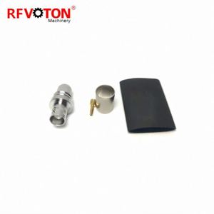 RF đồng trục <span class=keywords><strong>BNC</strong></span> nữ uốn kết nối (EZ solderless) Jack loại cho H1000 lmr400 Cáp - Product Image 5