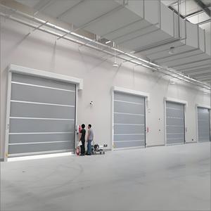Porta Avvolgibile in PVC ad Alta Velocità, Porta Industriale Automatica per Magazzino con Sensore di <span class=keywords><strong>Sicurezza</strong></span> a Infrarossi - Product Image 6