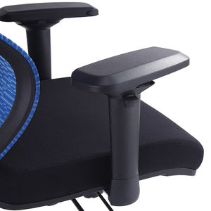 Современный синий офисный стул с высокой спинкой, офисный стул с эргономичной сеткой и подголовником - Product Image 5