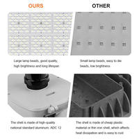 Vente en gros d'usine, lampadaire LED AC IP66, 50W-150W, haute puissance, étanche pour extérieur