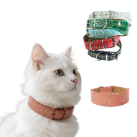 Collier pour animaux de compagnie Collier en cuir de liège peau de serpent Collier de chien de chat réglable pour petits animaux de compagnie
