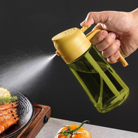 Bouteille pulvérisateur d'huile d'olive en verre de 470 ml, pulvérisateur d'huile pour la cuisine