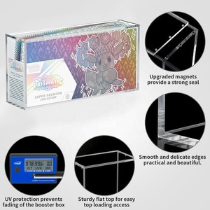 Защитный акриловый футляр с сильным магнитным креплением и УФ-защитой для коллекционных коробок Pokemon Prismatic Evolutions Super Premium Collection (SPC) - Product Image 3