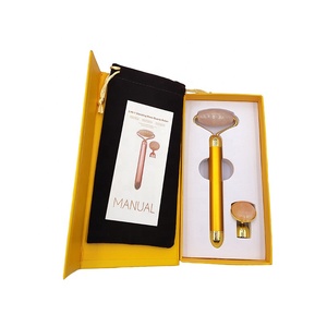 2024 Venta caliente piel <span class=keywords><strong>Facial</strong></span> masaje adelgazante <span class=keywords><strong>cuarzo</strong></span> rosa <span class=keywords><strong>rodillo</strong></span> <span class=keywords><strong>de</strong></span> Jade eléctrico - Product Image 3