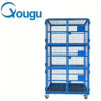 Cage de stockage robuste en acier pour bouteilles de gaz, propane, oxygène et azote