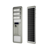 Farola Solar LED Regulable CHZ con Tecnología de Iluminación Adaptativa, Lámpara para Exteriores